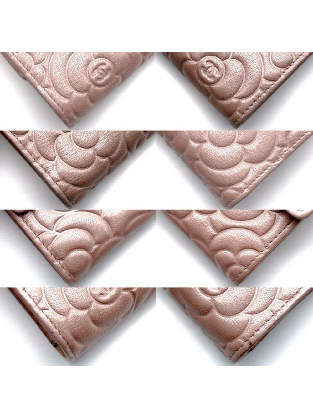 Chanel Wallet Camellia Embossed Flap - Picture 12 of 16